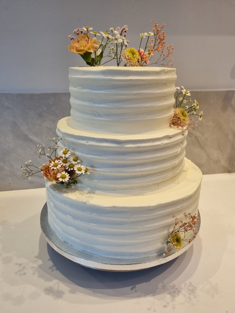 Rustik bröllopstårta, Lisens Pastry i Lund